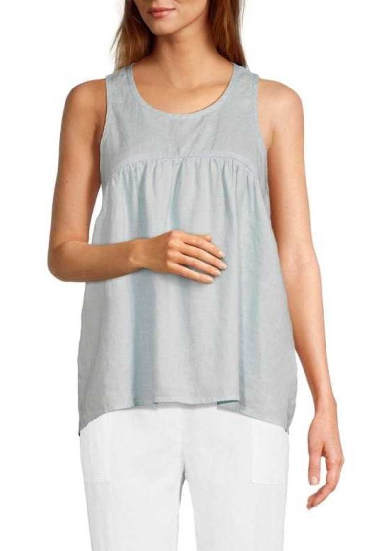 James Perse 100% Linen Sleeveless Top