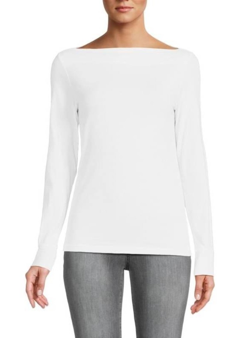 James Perse Boatneck Top