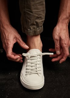 James Perse Cotton Linen Vulcanized Sneaker Mens - Canvas