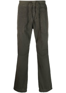 James Perse drawstring-waist knee-patch trousers