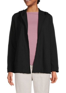 James Perse French Terry Open Front Cardigan