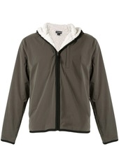 James Perse hooded zipped jacket