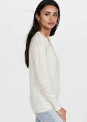 James Perse Crossover Cashmere Sweater