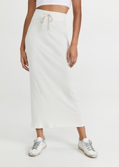 James Perse Pull On Rib Maxi Skirt