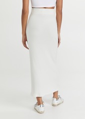 James Perse Pull On Rib Maxi Skirt