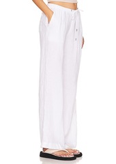 James Perse Wide Leg Relaxed Linen Pant