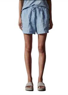 James Perse Lightweight Linen Shorts In Delta Pigment