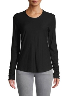 James Perse Long-Sleeve Cotton-Blend Tee