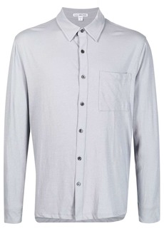 James Perse long-sleeve knitted shirt