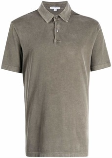 James Perse short-sleeved supima cotton polo shirt