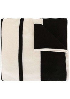James Perse striped knit scarf