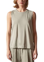 James Perse Tank High Gauge Fresca Jersey Top In Mineral Pigment