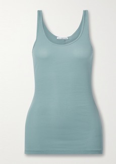 James Perse The Daily Ribbed Stretch-supima Cotton Tank