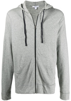 James Perse vintage cotton zip-front hoodie