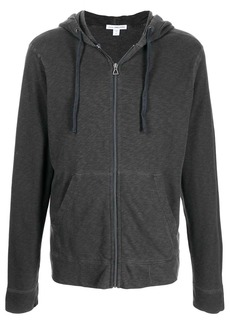 James Perse zipped-up fleece hoodie