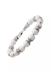 Jan Leslie Beaded Pearl & Sterling Silver Bracelet