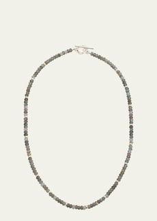 Jan Leslie Men's Labradorite Beaded Necklace