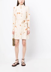 Jason Wu abstract flower-print shirt dress