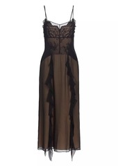 Jason Wu Cosmic Floral Sheer Tulle Dress