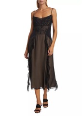 Jason Wu Cosmic Floral Sheer Tulle Dress