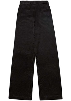 Jason Wu cropped wide-leg silk trousers