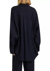 Jason Wu Embellished Wool Button-Up Shirt