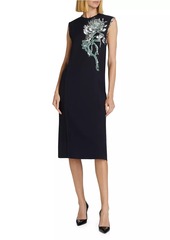 Jason Wu Floral Embellished Shift Dress