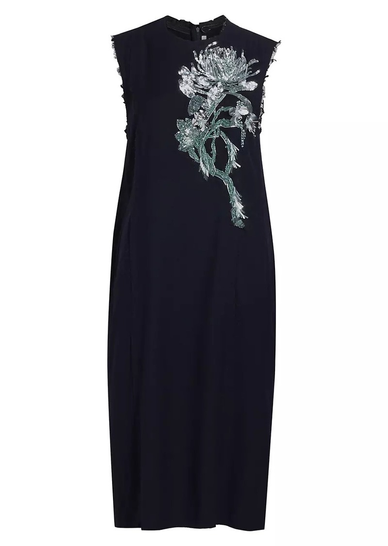 Jason Wu Floral Embellished Shift Dress