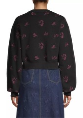 Jason Wu Floral-Embroidered Sweatshirt