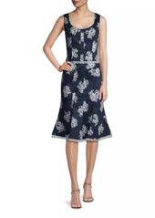 Jason Wu Floral Flared Midi-Skirt