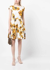 Jason Wu floral-print boat-neck dress