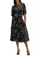 Jason Wu Forest Floral Silk Top