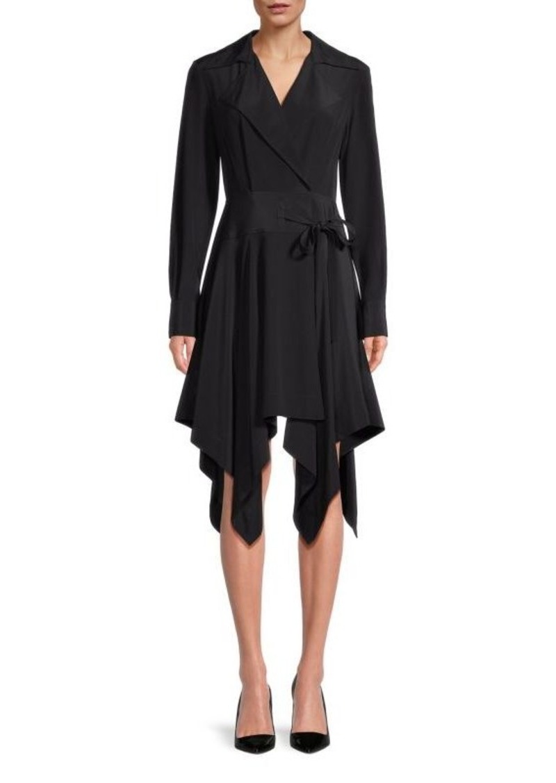 Jason Wu Handkerchief Hem Silk Shirtdress