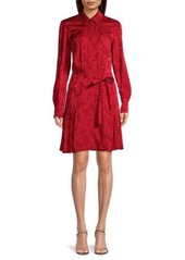 Jason Wu Jacquard Mini Shirt Dress