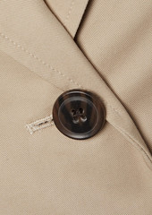 Jason Wu - Floral-print chiffon-paneled cotton-gabardine trench coat - Neutral - XL