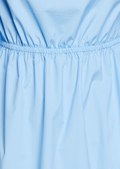 Jason Wu - Off-the-shoulder ruffled cotton-blend poplin dress - Blue - US 2