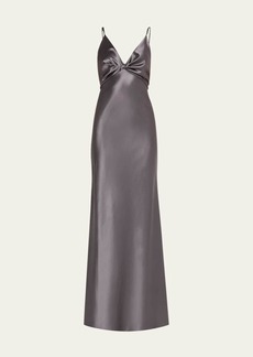 Jason Wu Collection Crystal Strap Twisted Front Gown
