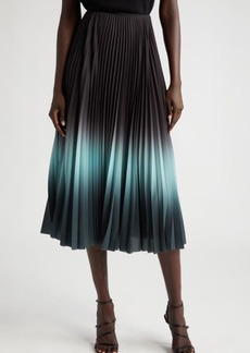 Jason Wu Collection Dip Dye Pleated Skirt