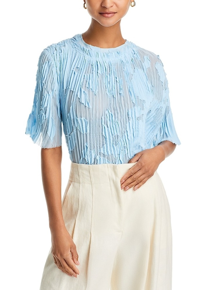 Jason Wu Collection Fil Coupe Pleated Top