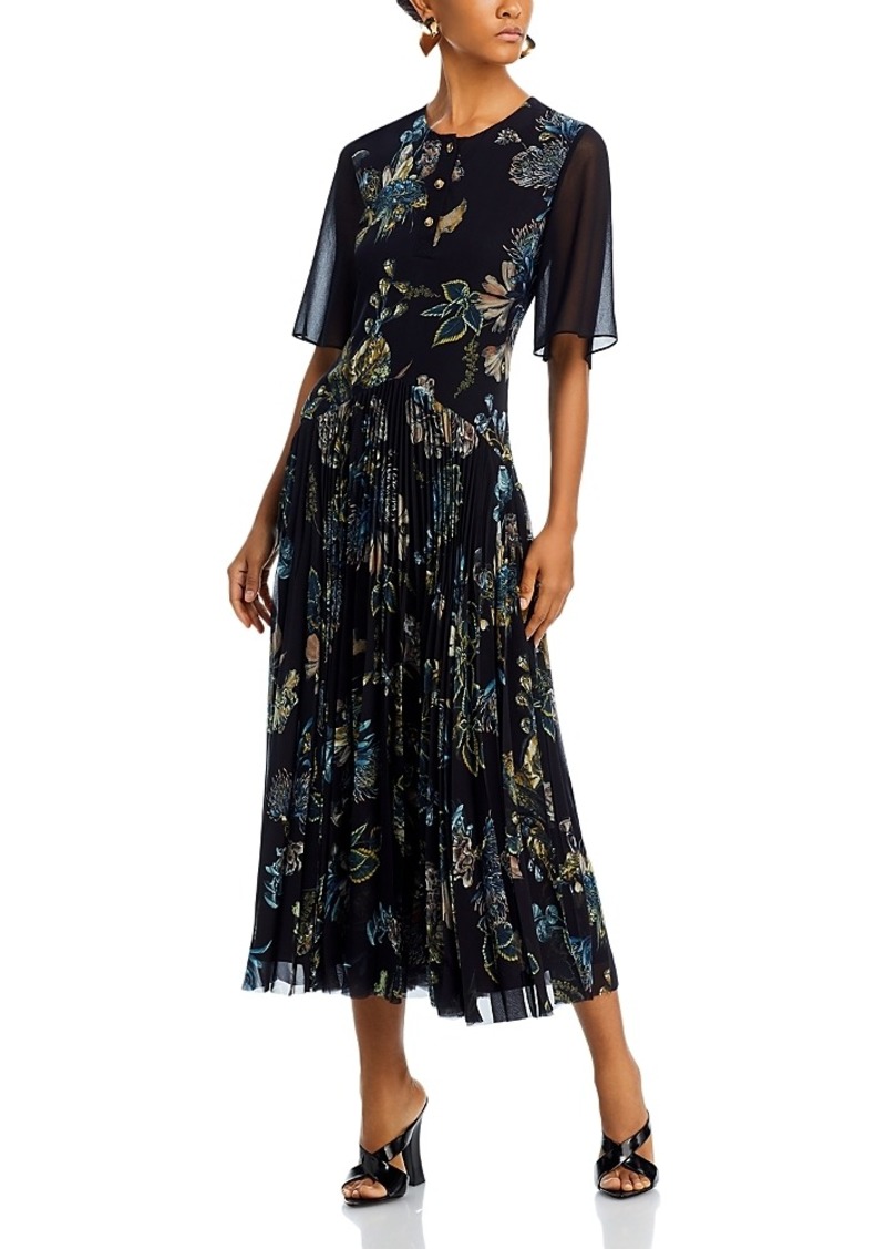 Jason Wu Collection Forest Floral Dropped Waist Dress