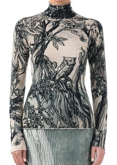 Jason Wu Collection Merino Wool Fable Forest Sweater