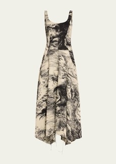 Jason Wu Collection Oceanscape Jacquard Maxi Dress