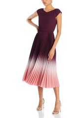 Jason Wu Collection Ombre Pleated Crepe Dress