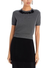 Jason Wu Collection Wool Cashmere Embellished Sweater