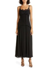 JASON WU Layered Silk Maxi Slipdress