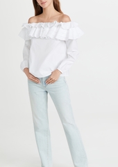 Jason Wu Off Shoulder Top with Ruffle Detail
