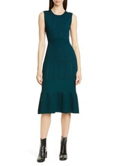 JASON WU Pointelle Sweater Dress in Spruce at Nordstrom