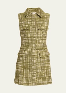 Jason Wu Sleeveless Tweed Mini Dress