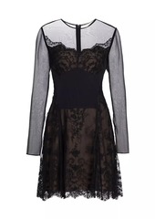 Jason Wu Lace Chiffon Minidress