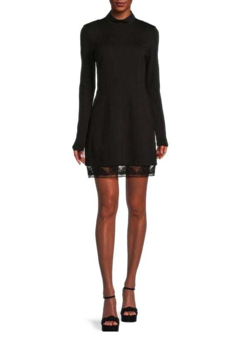 Jason Wu Lace Trim Mini Dress